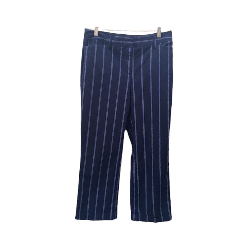 Geoffrey Beene Pants Pin Stripe Wednesday Adams Black Trousers Sz. 6